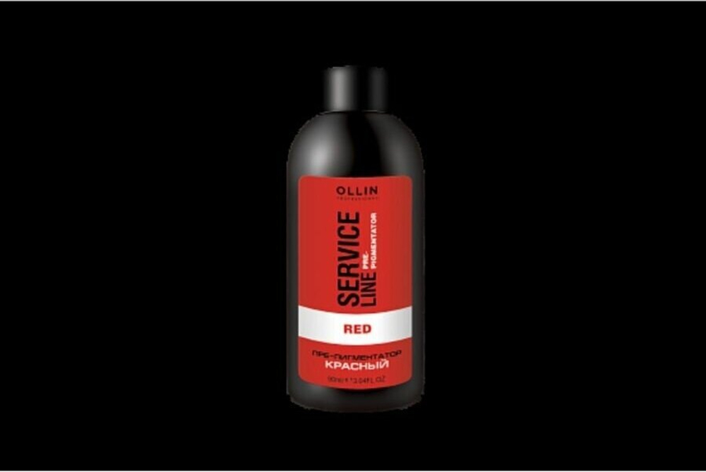 OLLIN SERVICE LINE Флюид-препигментатор красный 90мл/ Red Fluid-Pre-Color