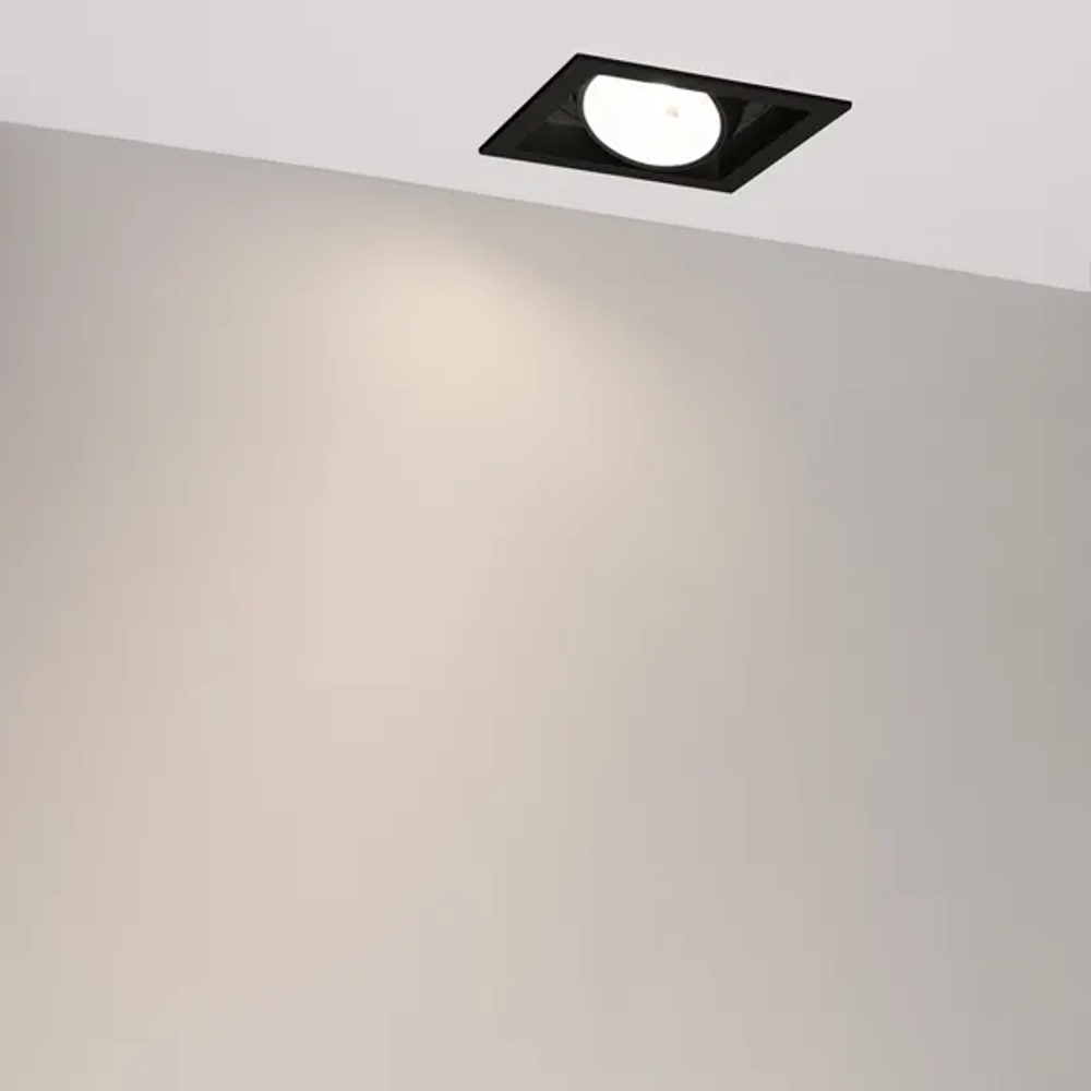 Светильник MS-VORTEX-BUILT-S140x140-30W Day4000 (BK-BK, 50 deg, 230V) (Arlight, IP20 Металл, 5 лет) 058364