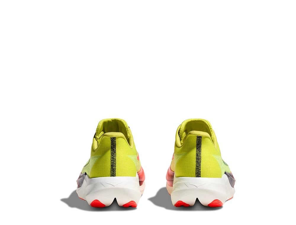 Мужские беговые кроссовки Hoka Rocket X3 U жёлто-красные
