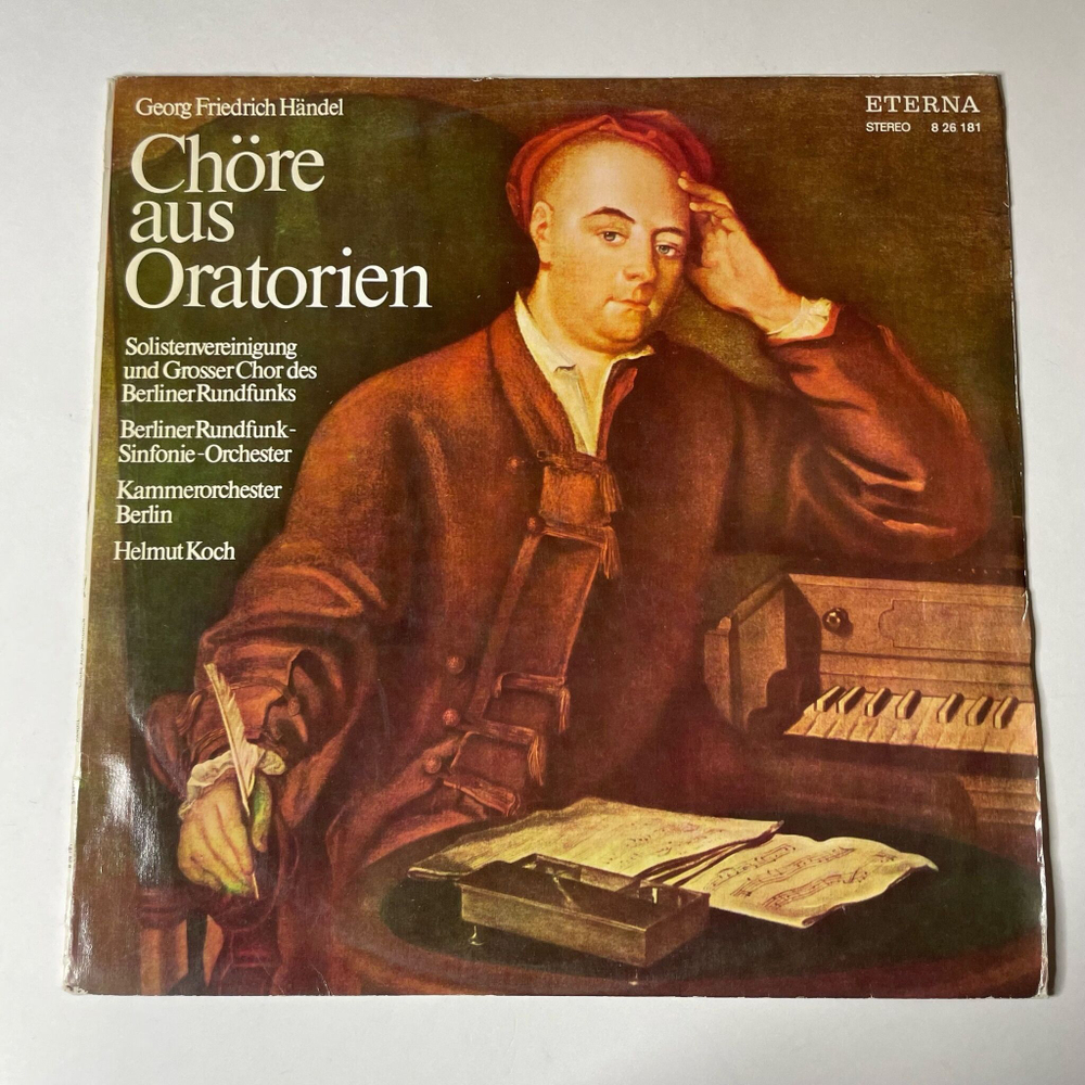 Винтажная виниловая пластинка LP Georg Friedrich Handel Георг Фридрих Гендель Chore Aus Oratorien (ГДР 1975)