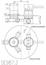 Смеситель для душа Rav-Slezak SEINA SE987.3CMAT
