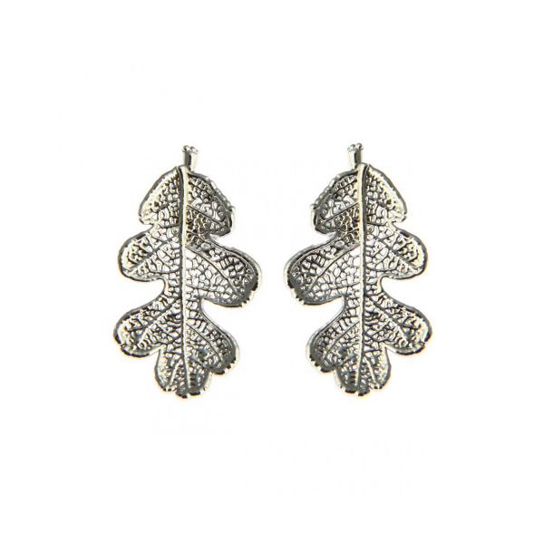 Серьги листья Ester Bijoux Дуб LF83C-S BW
