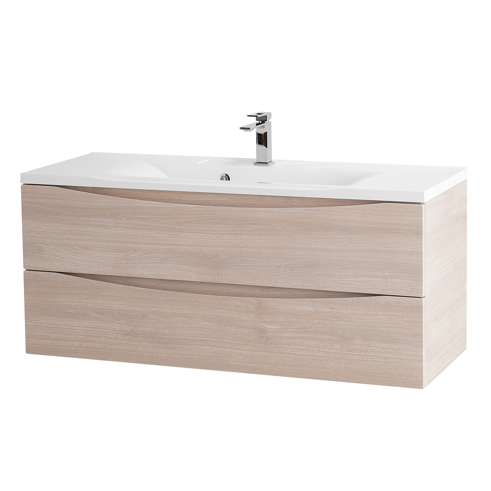 Тумба подвесная с раковиной BelBagno MARINO-1100-2C-SO-RG-P
