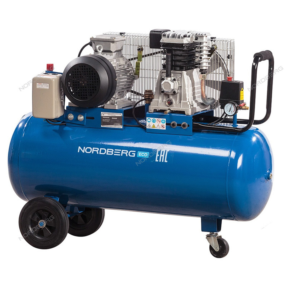 NORDBERG ECO (NCE100/520) Компрессор поршневой с ременным приводом, объем 100 л