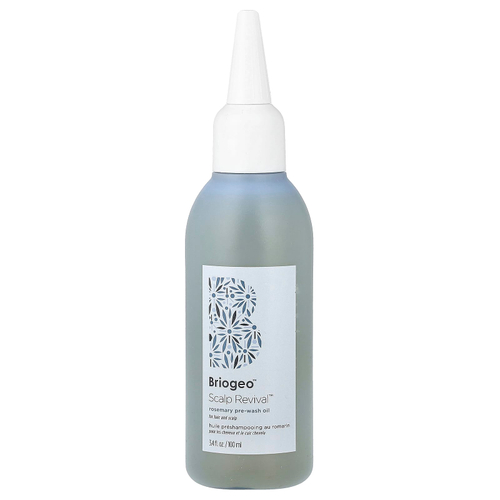 Briogeo, Scalp Revival™, масло для предварительного мытья с розмарином, для волос и кожи головы, 100 мл (3,4 жидк. унции)