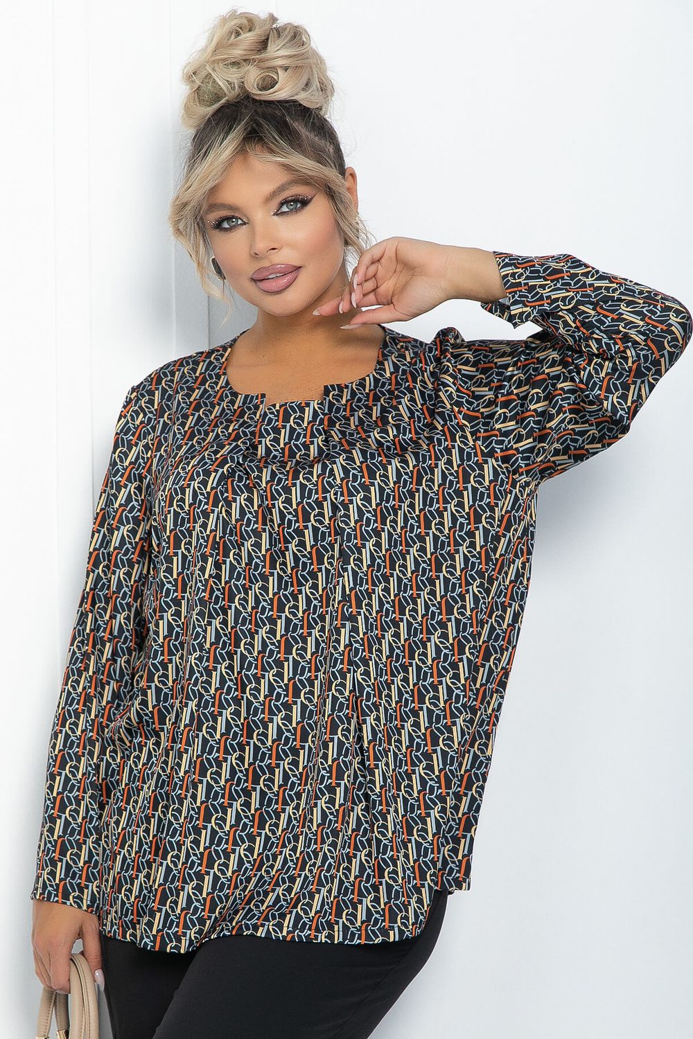 Блуза Ланта (синяя) Б11846 LT Collection