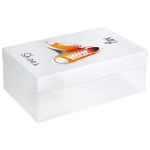 Коробка для хранения обуви «ЭКСПЕРТХАУС», прозрачная, 33*20*13см