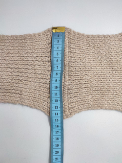 Шарф шерстяной бежевый