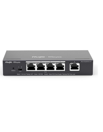 Коммутатор POE ПОЕ 5-Port Ruijie Reyee RG-ES205GC-P