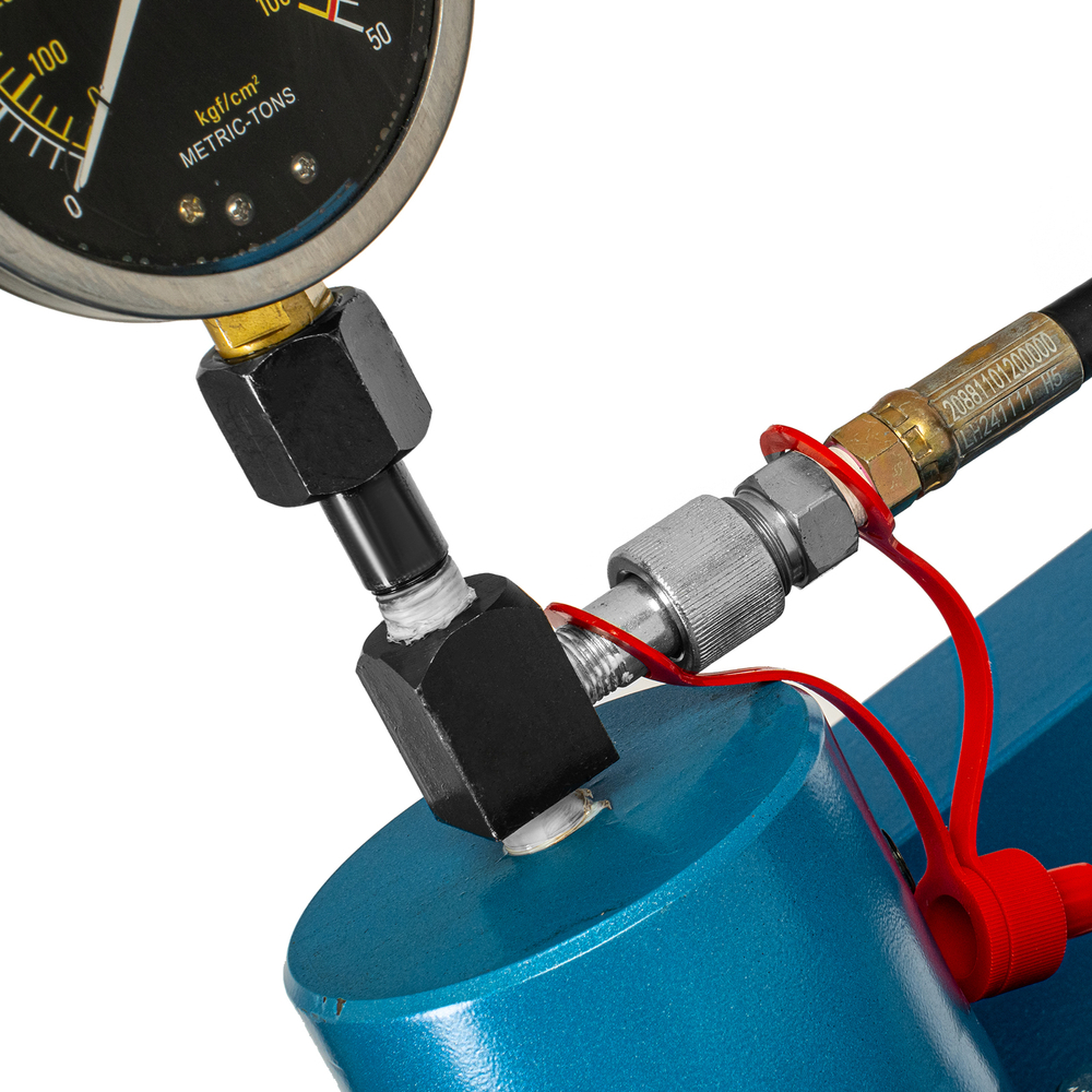 Пресс гидравлический с манометром и педалью, 30 т Stels