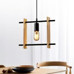 Светильник подвесной (подвес) Rivoli Elizabeth 5107-201 1 * Е27 40 Вт лофт - кантри потолочный квадратный | Лофт-Кантри