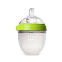 150G-EN Бутылочка для кормления COMOTOMO, цвет зеленый (150 мл.) Comotomo Natural Feel
