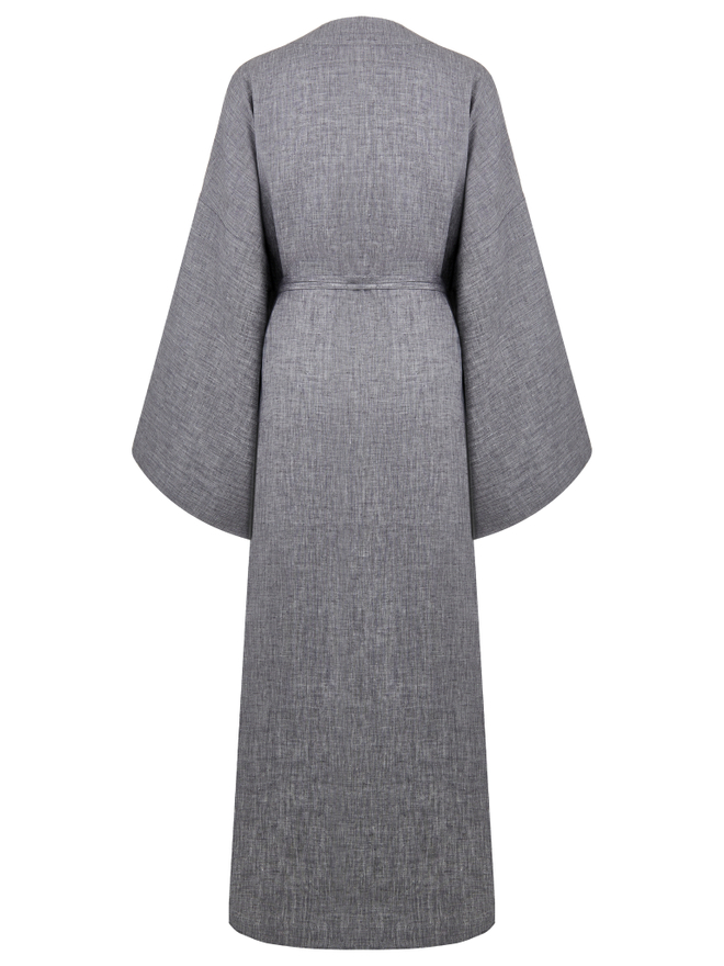 Тренч из льна — Gray