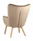 Кресло Mango бежевый велюр