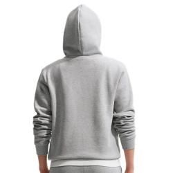 Женская теннисная куртка Nike Studio Fleece Medium Weight Full Zip - dark grey heather/sail
