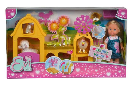Kukla \ Кукла Evi 12 sm Xoşbəxt ferma