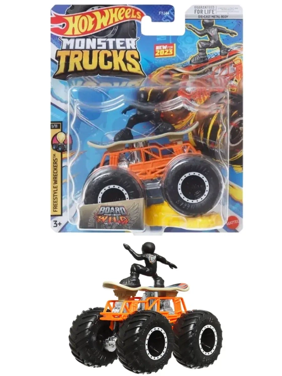 Машинка Monster Trucks Хот Вилс Board Wild FYJ44 HKM32