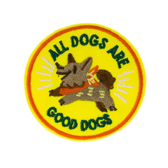Нашивка на рюкзак и на одежду. All dogs are