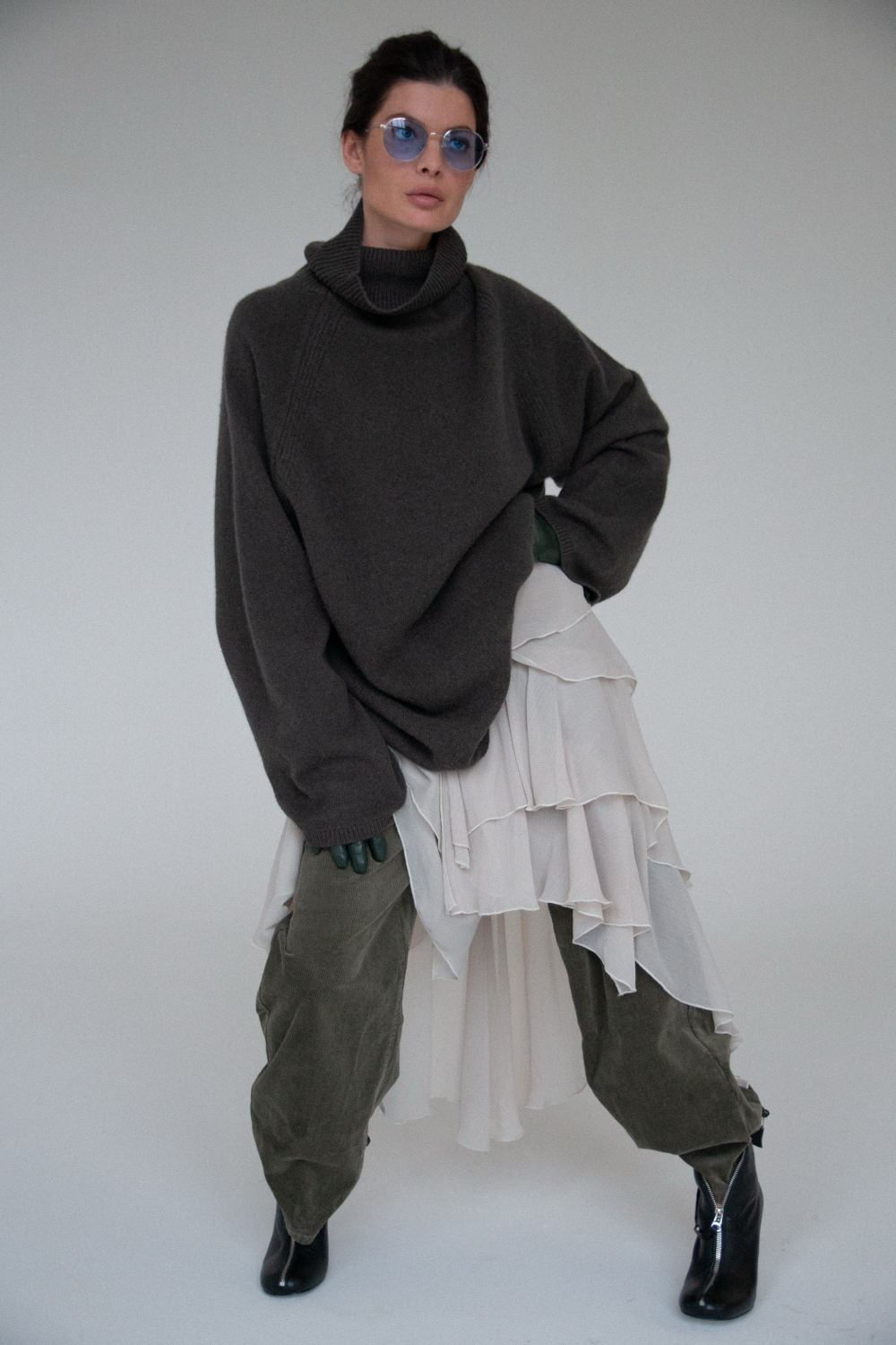 Свитер из 100% овечьей шерсти