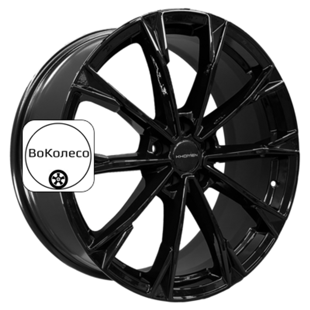 8x20/5x114,3 ET45 D64,1 KHW2018 (Haval M6 (Plus)) Black Khomen Wheels