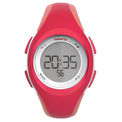 DECATHLON Wrist Watch Electronic Movement Resin Strap 34mm Gray Dial Kids"