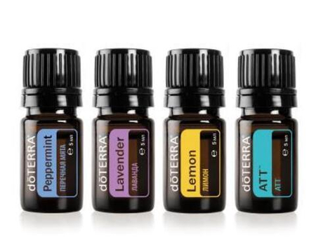 Набор эфирных масел «для путешествий» doTERRA, 4x5 мл