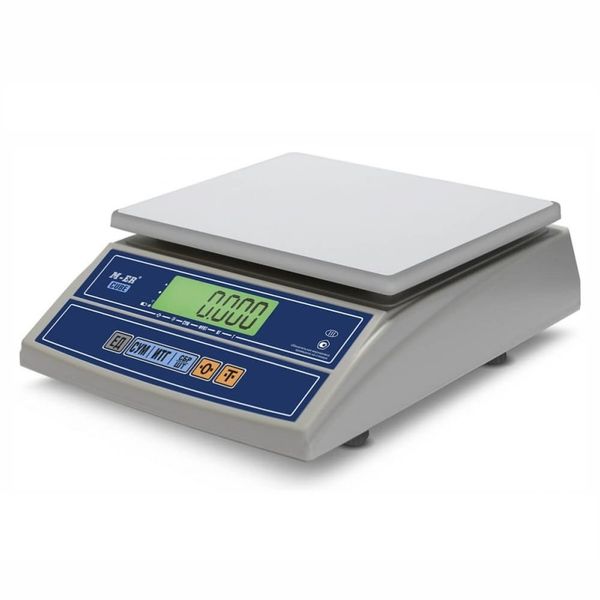 Весы фасовочные/порционные настольные Mertech M-ER 326AFL-6.1 Cube, 6кг, 1гр, увеличенная платформа 280х235, с поверкой