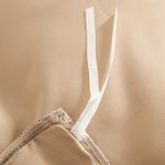 Комплект постельного белья на резинке Однотонный Сатин Элитный «Песчаная дюна»