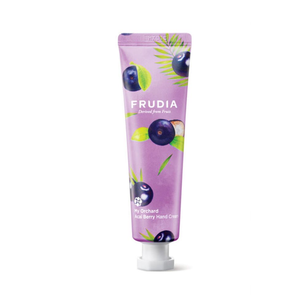 Крем для рук c ягодами асаи FRUDIA Squeeze Therapy Acai Berry Hand Cream 30 гр