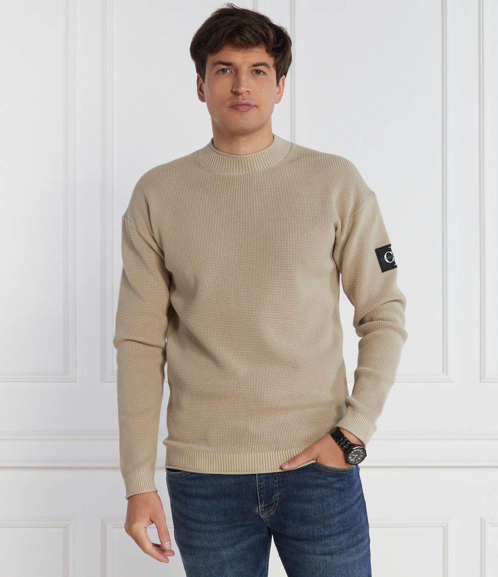 Свитер CALVIN KLEIN JEANS - бежевый(J30J323986)