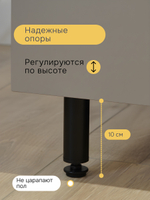 Кухонный модуль угловой Виго, 121х60х85, с доводчиками, с дубовой панелью, Dipriz