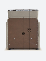 Кресло-кровать "Миник" с подлокотниками, купон Тигр