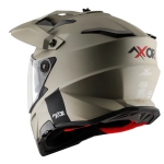 Шлем AXOR X-CROSS DUAL VISOR NR, с визором, цвет никель (S)