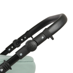 Коляска 2в1 Indigo MIO mi 03 (шалфей кожа+зеленый узор)