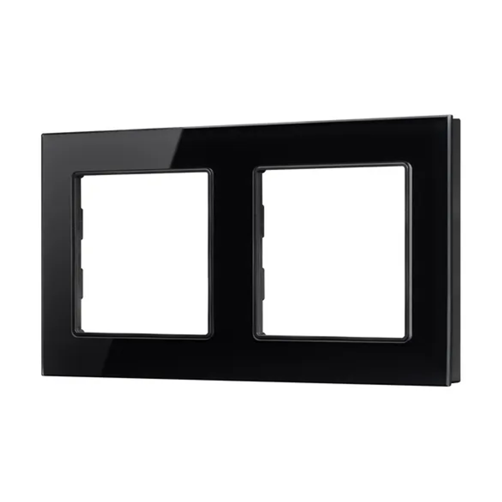 Рамка стеклянная FRM-GLARE-GS-2-BK (Arlight, -) 043797
