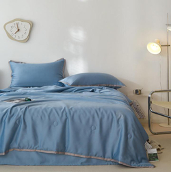 Постельное белье Семейный (2 одеяла) Тенсель желтый