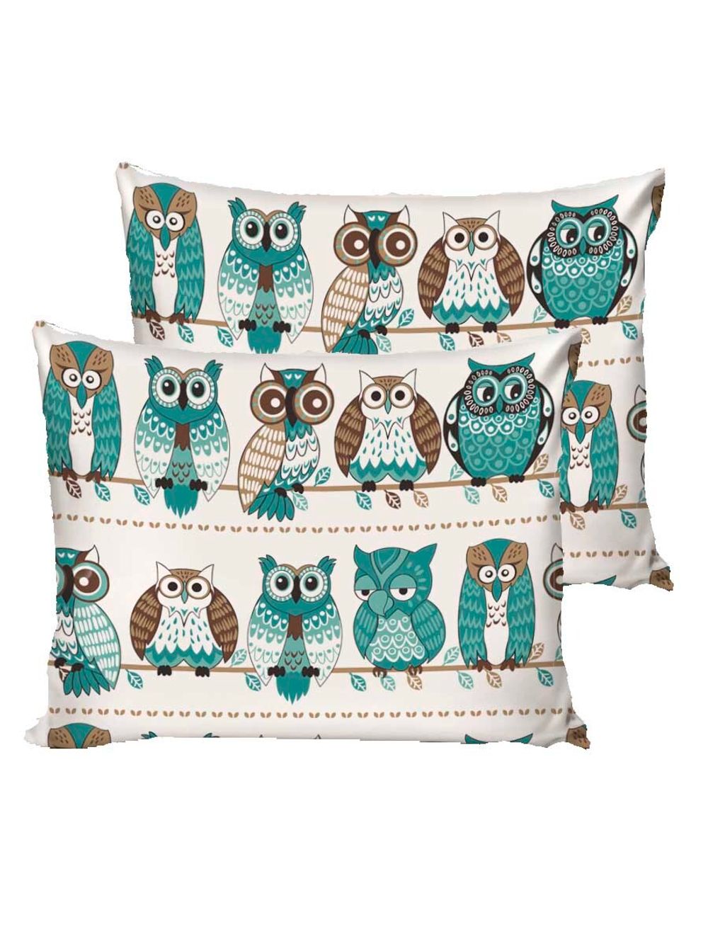 Наволочка комплект 2 шт Полисатин Simple House "Owl" 50x70 см