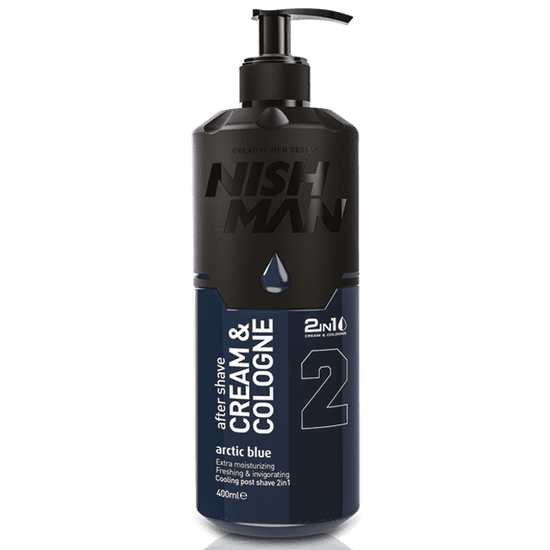 Крем после бритья NISHMAN 2в1, 02 Arctic Blue