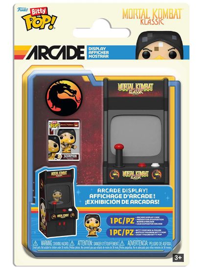 Набор Funko Bitty POP! Arcade Mortal Kombat Scorpion 91394 / Набор Фанко Битти ПОП! по мотивам игры "Мортал Комбат"