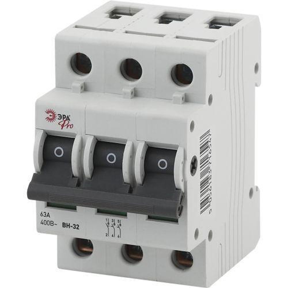 Выключатель нагрузки 3п 63А ВН-32 Pro NO-902-90 ЭРА Б0031914