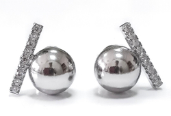 Серьги-пусеты из серебра