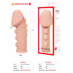 Насадка на фаллос Extreme Sleeve телесная TPR KOKOS ES-009-M