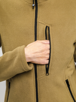 Кофта "НОХО" флисовая женская, цвет "Болотные угодья"