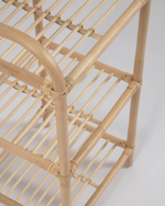 Стеллаж из ротанга Ormela с натуральной отделкой 40 x 81 см