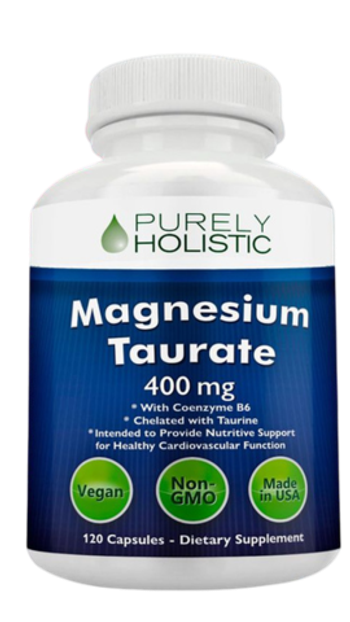 Purely Holistic Magnesium Taurate 400mg 120 caps, Магний Таурат