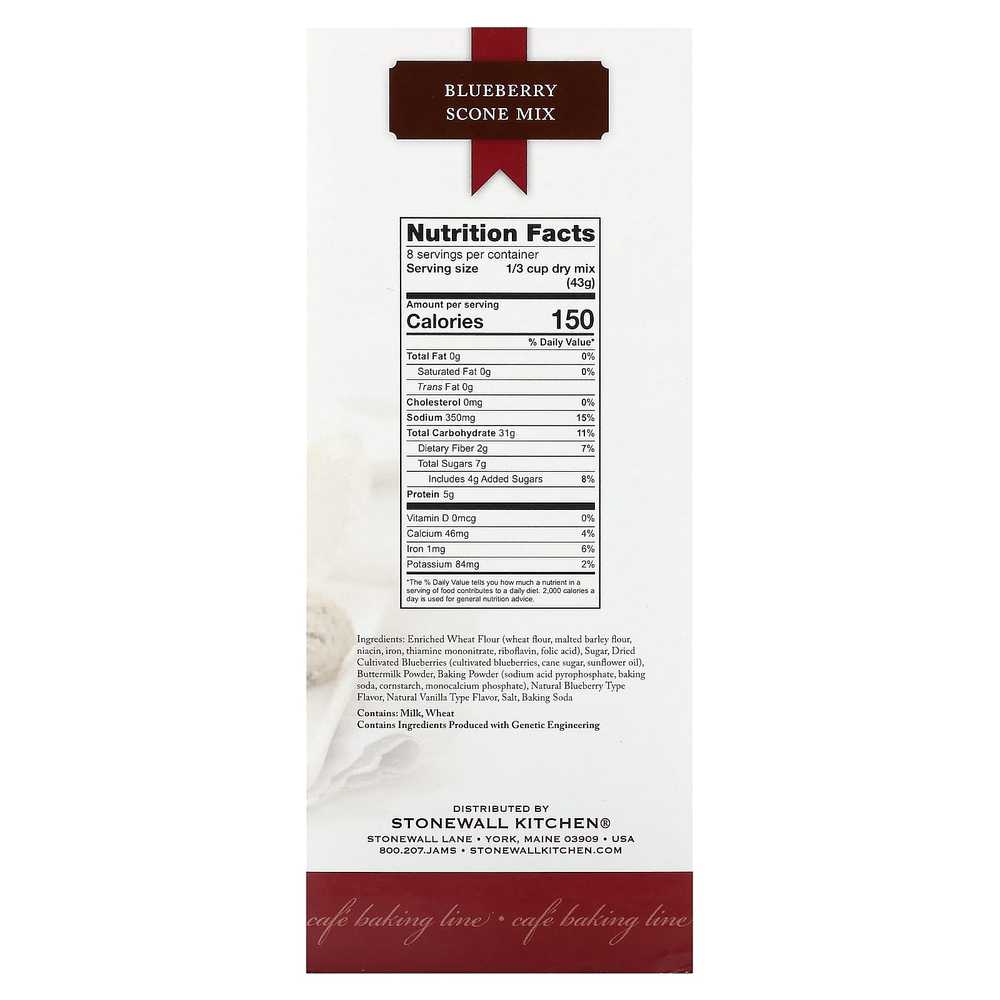 Stonewall Kitchen, смесь булочек с голубикой, 340,2 г (12 унций)