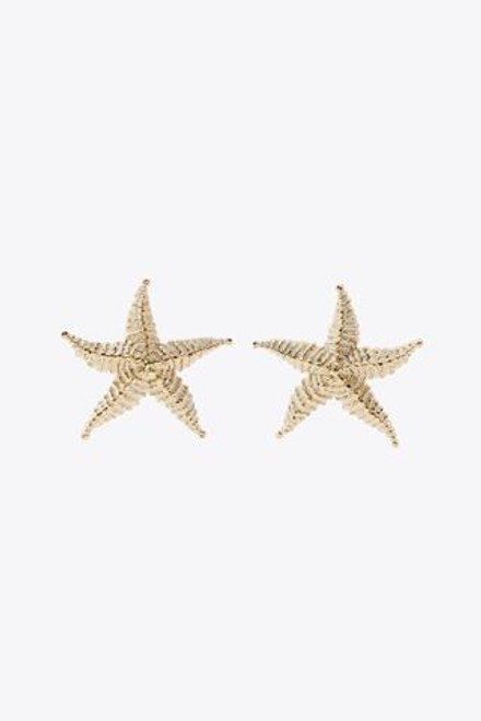 ZARA СЕРЬГИ «МОРСКИЕ ЗВЕЗДЫ», ЗОЛОТИСТЫЙ