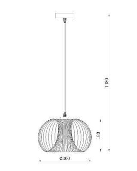 Подвесной светильник Lucide Vinti 02400/30/30