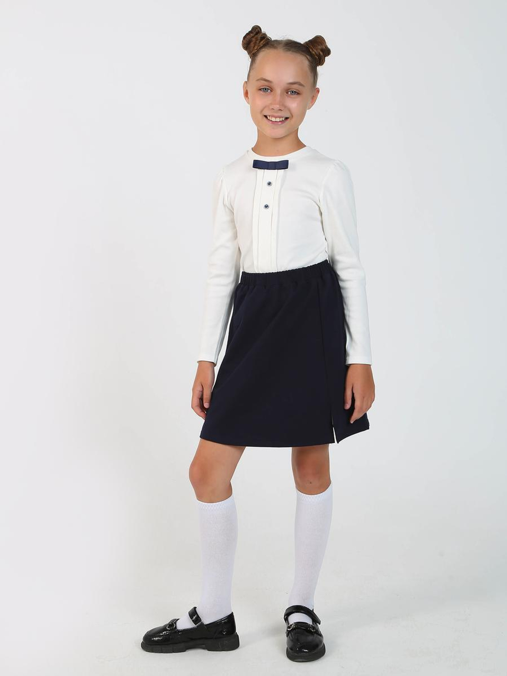 Юбка "Школа-6" темно-синий, р.134 (Ивашка)