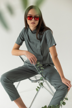 Блуза женская м222 liberty комфорт шалфей